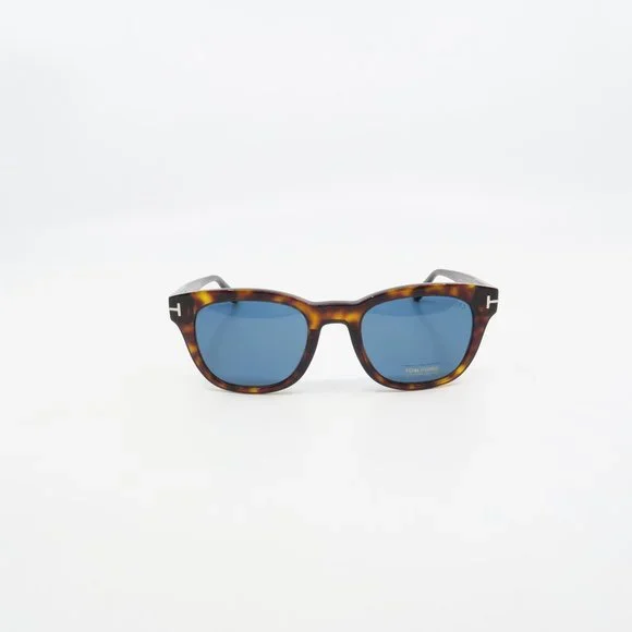 TF676 54N Tom Ford New Havana/ Blue Men's EUGENIO Sunglasses 52mm with box - Picture 2 of 6